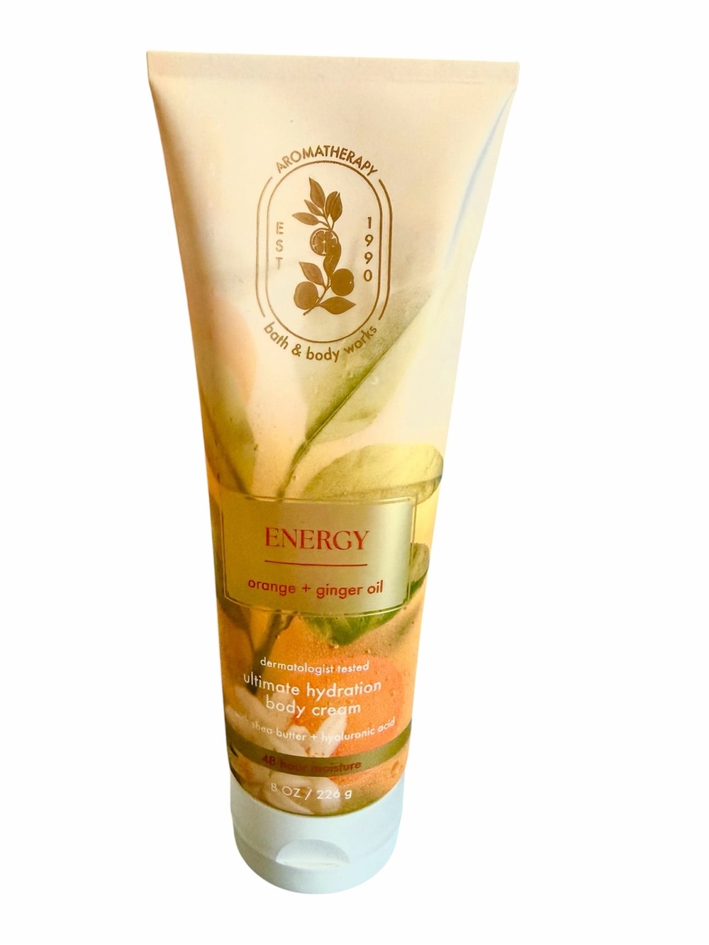 Bath & Body Works 8oz Body Cream - Orange & Ginger Oil